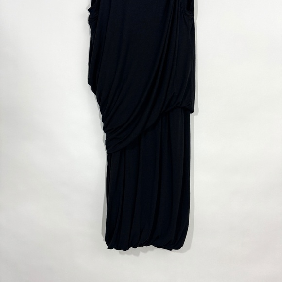 Heather by Bordeaux Women’s Size P / Small Black Fitted Ruched Jersey Tank Dress - Picture 8 of 8
